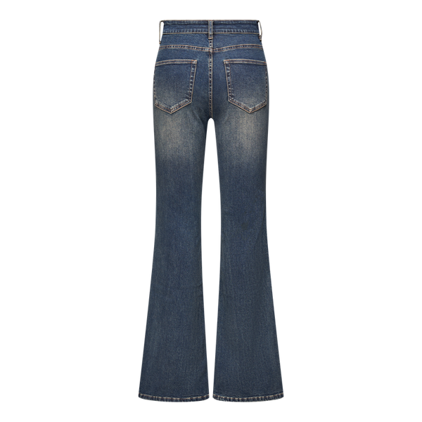 Vintage Washed Flared Jeans