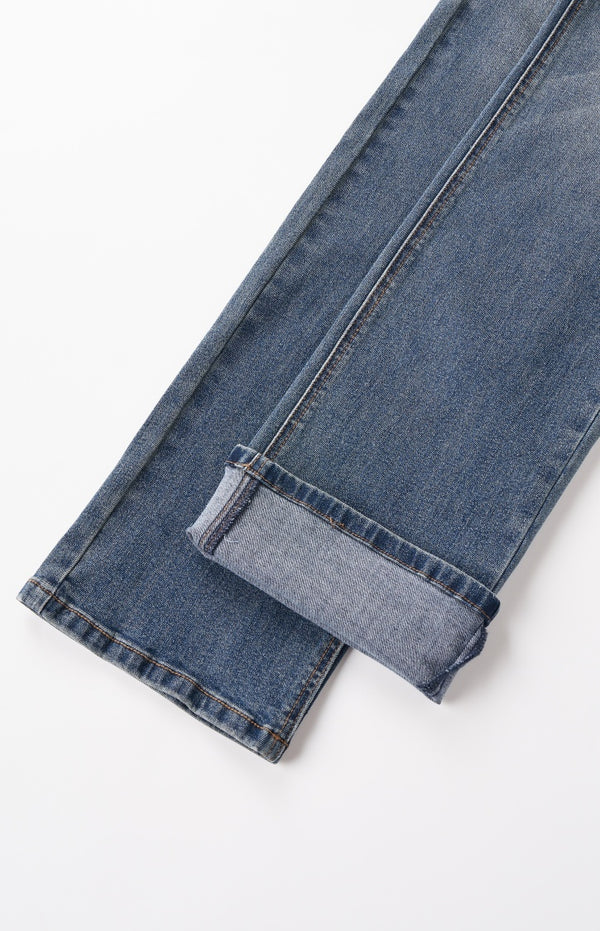 Micro-Flare Stretch Retro Jeans