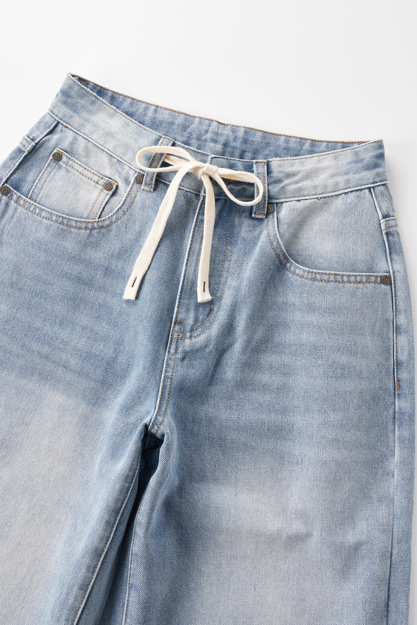 Low Rise Low Profile Wide Leg Jeans