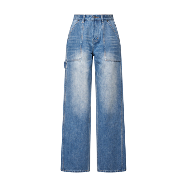 Length Barrel Leg Jeans