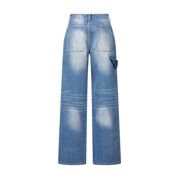 Length Barrel Leg Jeans