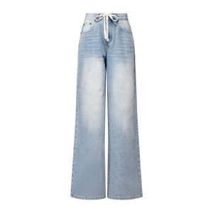 Low Rise Low Profile Wide Leg Jeans