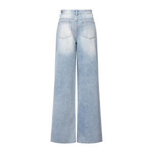 Low Rise Low Profile Wide Leg Jeans