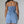 Ruched Denim Romper