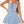 Lace Up Raw Hem Corset Denim Dress