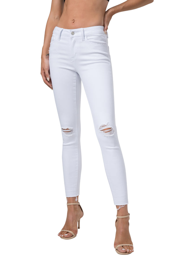 Tight Skinny Leg Raglan Pants