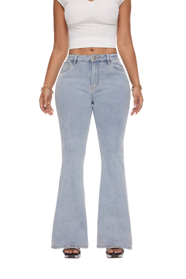 High Waisted Wide Leg Baggy Jeans