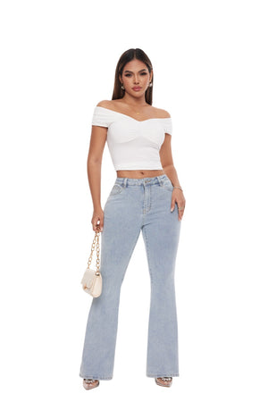 High Waisted Wide Leg Baggy Jeans