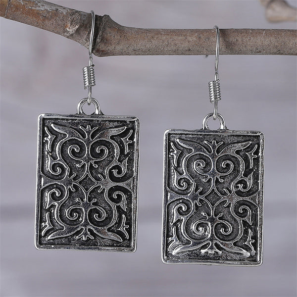 Ethnic Striped Earrings
