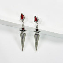 Vintage Dark Gothic Dagger Shaped Earrings