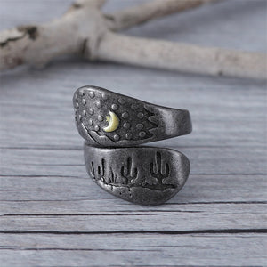 Vintage Desert Cactus Ring