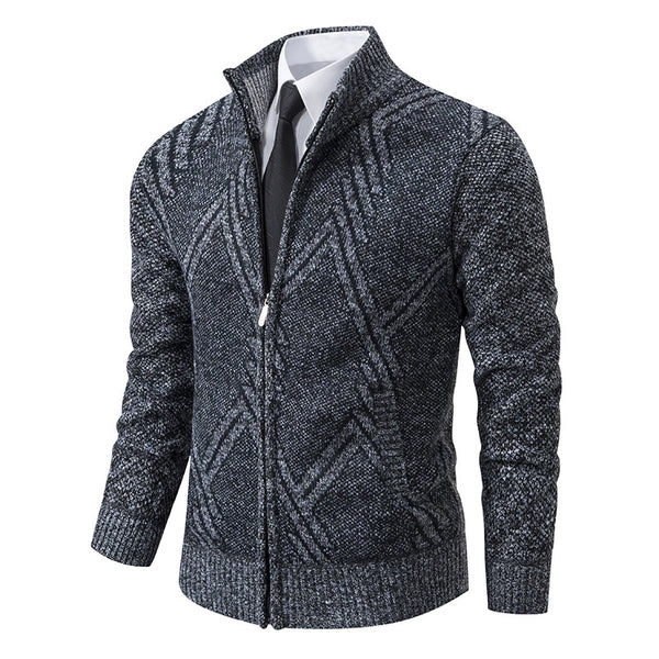 Men's Cardigan Thick Knit Sweater Casual Sweater Jacket