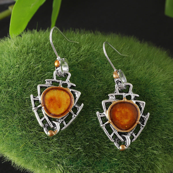 Personalized Geometric Triangle Earrings