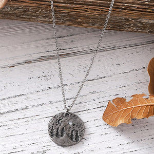 Vintage Moonlight Pendant Necklace