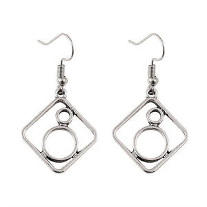 Simple Geometric Square Earrings
