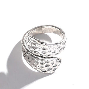 Textured Geometric Irregular Ring