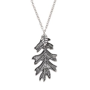 Oak Leaf Pendant Necklace