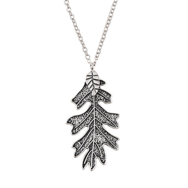 Oak Leaf Pendant Necklace