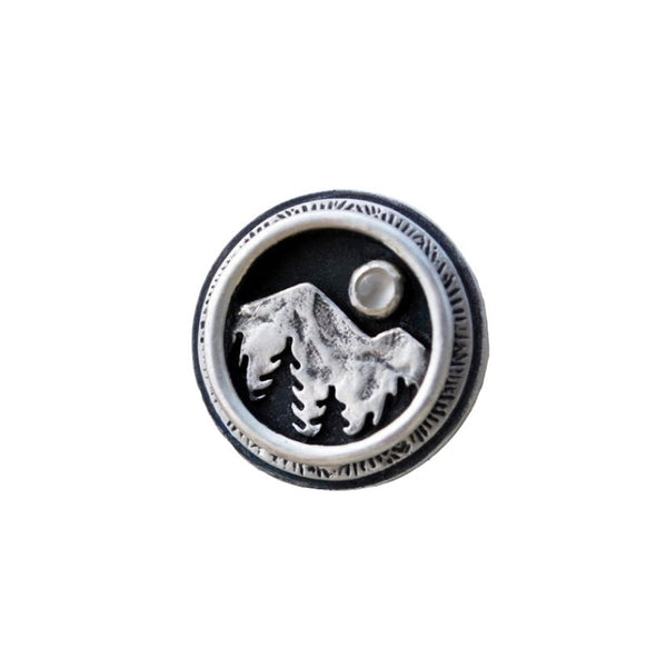 Vintage Geometric Moon Range Ring