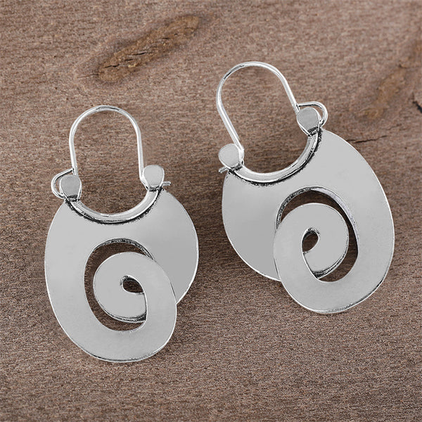 Bent Symbol Dangle Earrings