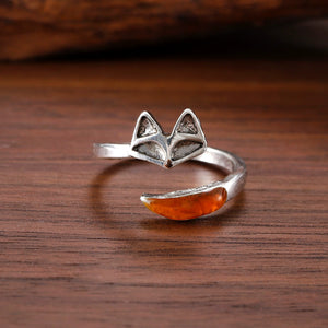 Open Adjustable Premium Fox Ring