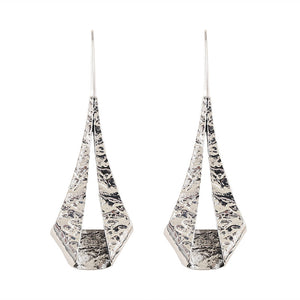 Vintage Teardrop Leaf Earrings