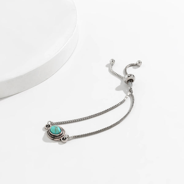 Simple Vintage Turquoise Bracelet