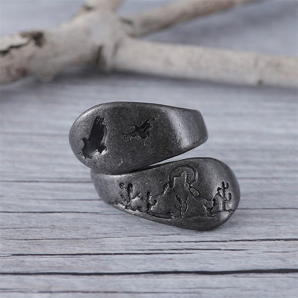Vintage Desert Cactus Ring