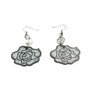 Vintage Simple Rose Dangle Earrings
