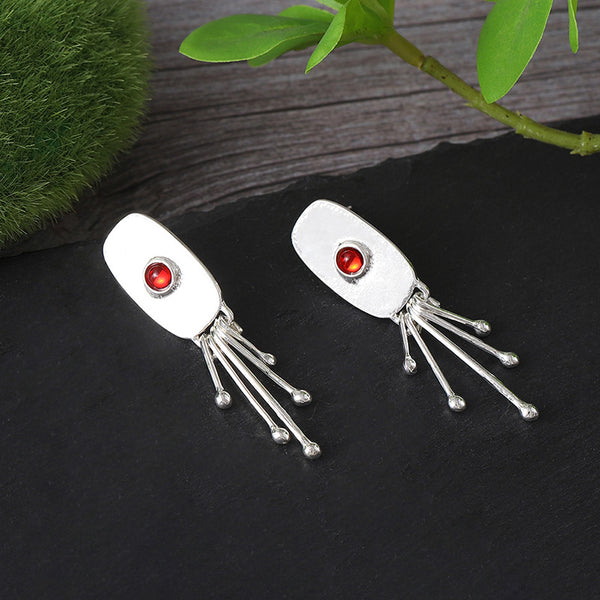 Oval Tassel Pendant