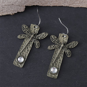 Vintage Simple Dragonfly Earrings
