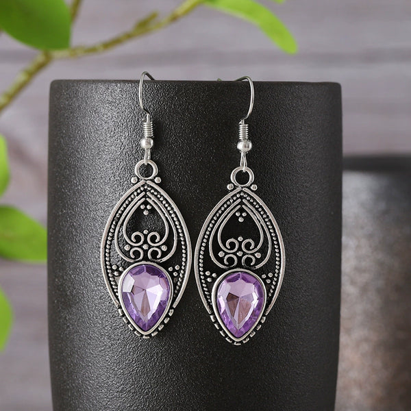 Skeleton Crystal Earrings