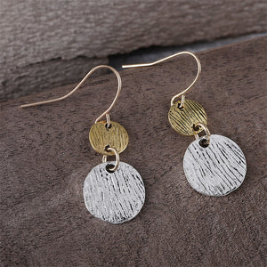 Minimalist Geometric Round Round Earrings