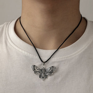 Personalized Skull Butterfly Earrings Necklace