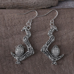 Vintage Simple Twig Owl Earrings