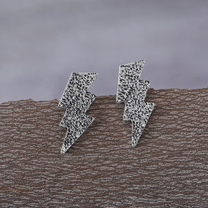 Literary Retro Creative Lightning Shaped Earrings