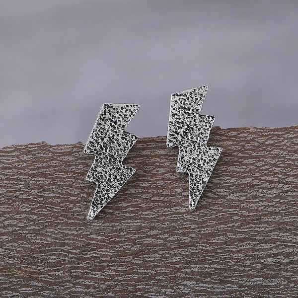 Literary Retro Creative Lightning Shaped Earrings