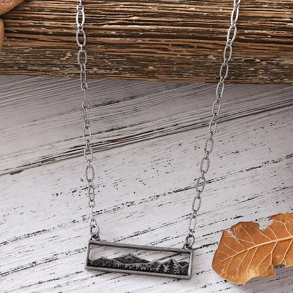 Forest Pendant Necklace
