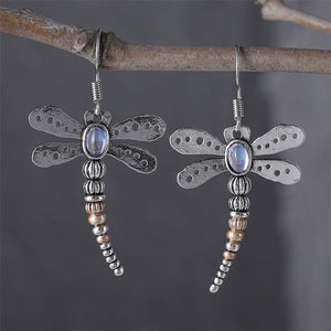 Simple Dragonfly Dangle Earrings