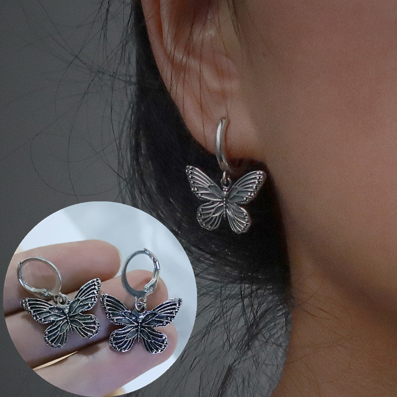 Vintage Butterfly Earrings
