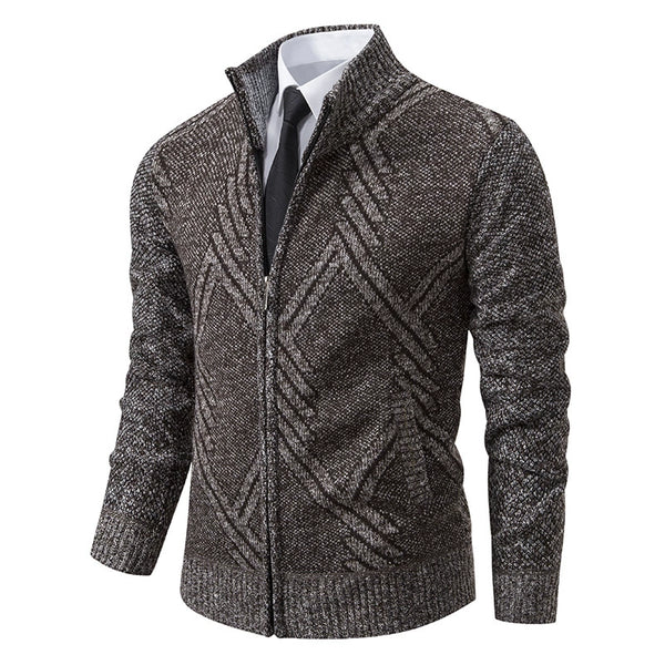 Men's Cardigan Thick Knit Sweater Casual Sweater Jacket