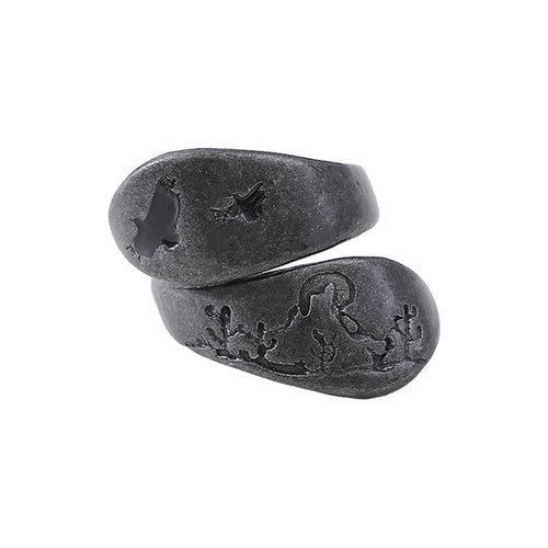 Vintage Desert Cactus Ring