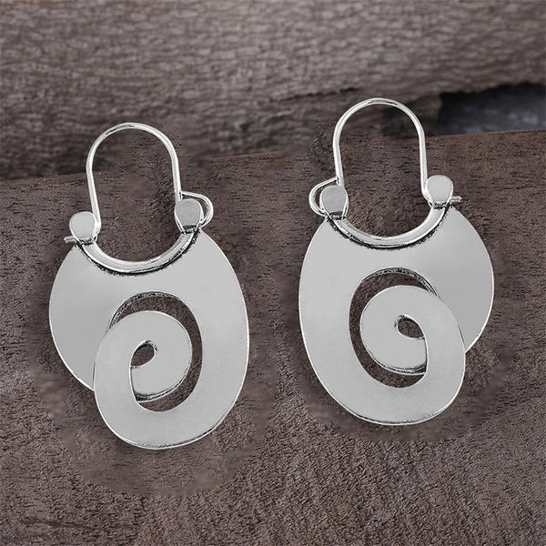 Bent Symbol Dangle Earrings