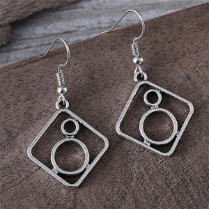 Simple Geometric Square Earrings
