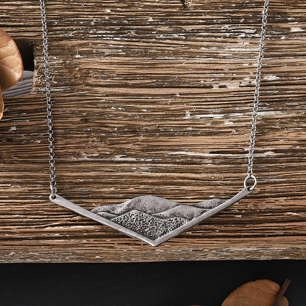 Mountain Valley Pendant Necklace