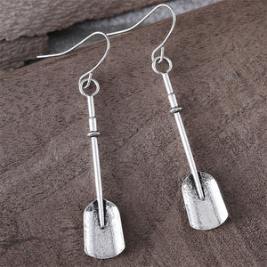 Vintage Personalized Spade Long Earrings