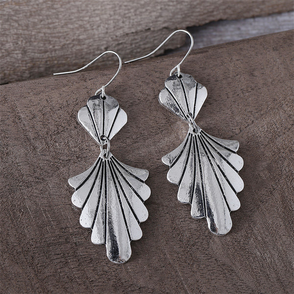 Bohemian Leaf Dangle Earrings