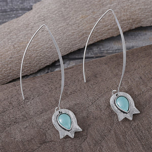 Vintage Simple Jellyfish Dangle Earrings