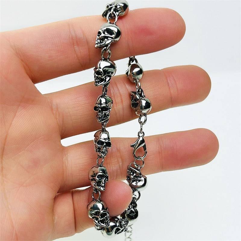 Creative Personalized Fashion Punk Skull Metal Bracelet