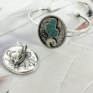 Rose Under the Moon Cactus Jewelry